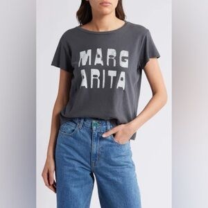 MOTHER The Boxy Goodie Goodie Margarita Graphic T-shirt B3061